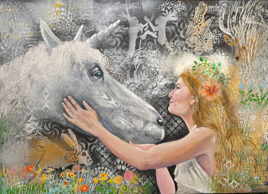 The Elemental Collection - Earth - The Last Unicorn (currently exhibited at Barnsley Civic)