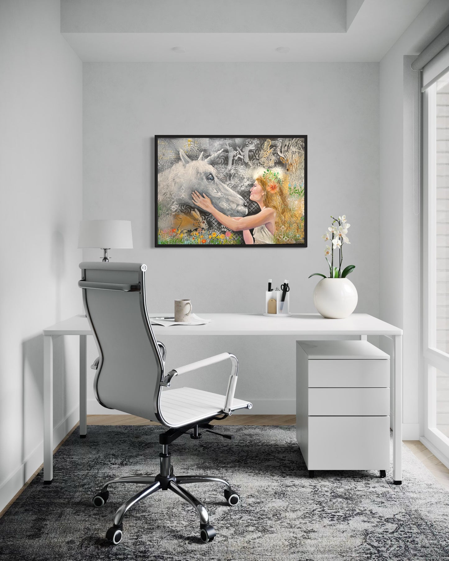 The Elemental Collection - Earth - The Last Unicorn (currently exhibited at Barnsley Civic)