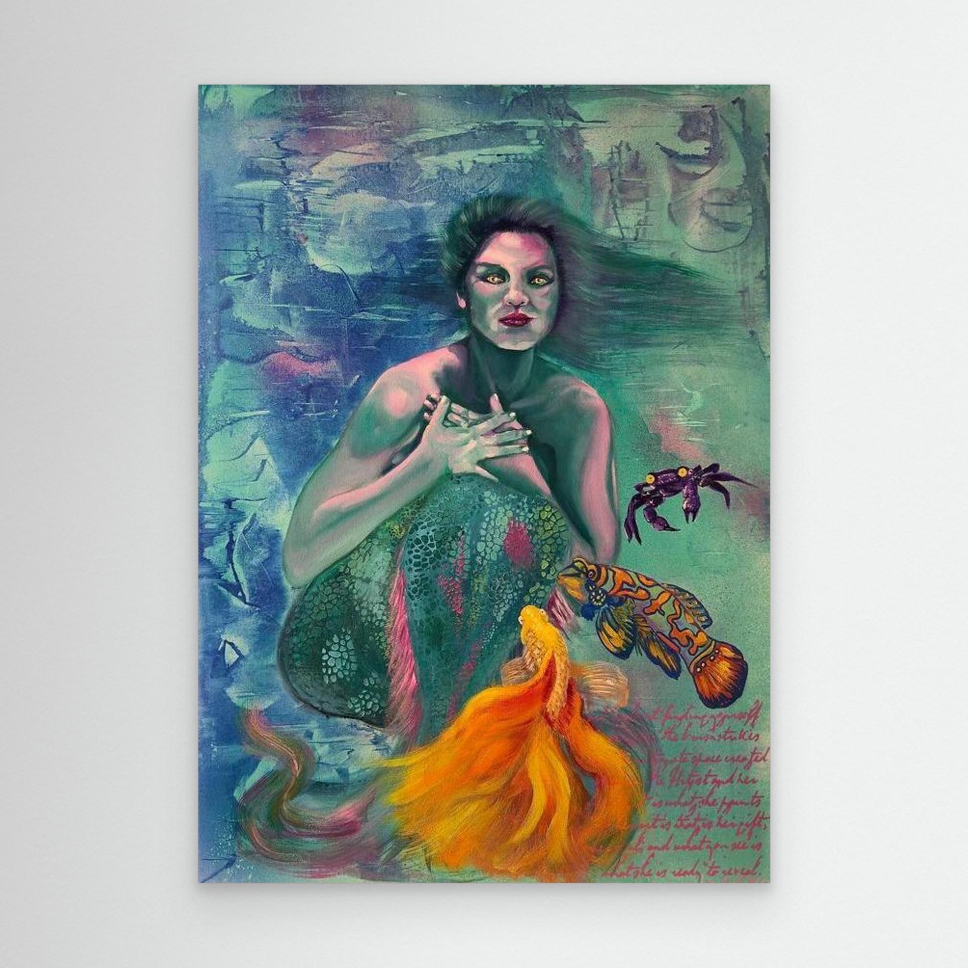 home_decor_green_turquoise_underwater_aabstract_realism_underwater_green_turquoise_abstract_realism_gailcuthbertartist visual_storytelling